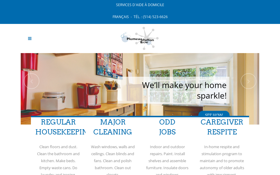 plumeau.qc.ca/en/ screen capture