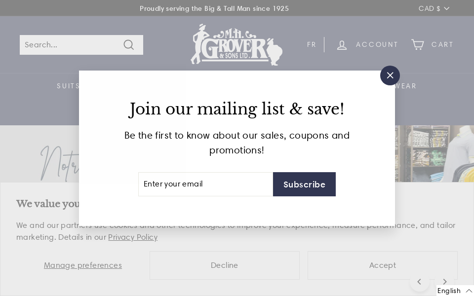 groversbigandtall.com/ screen capture