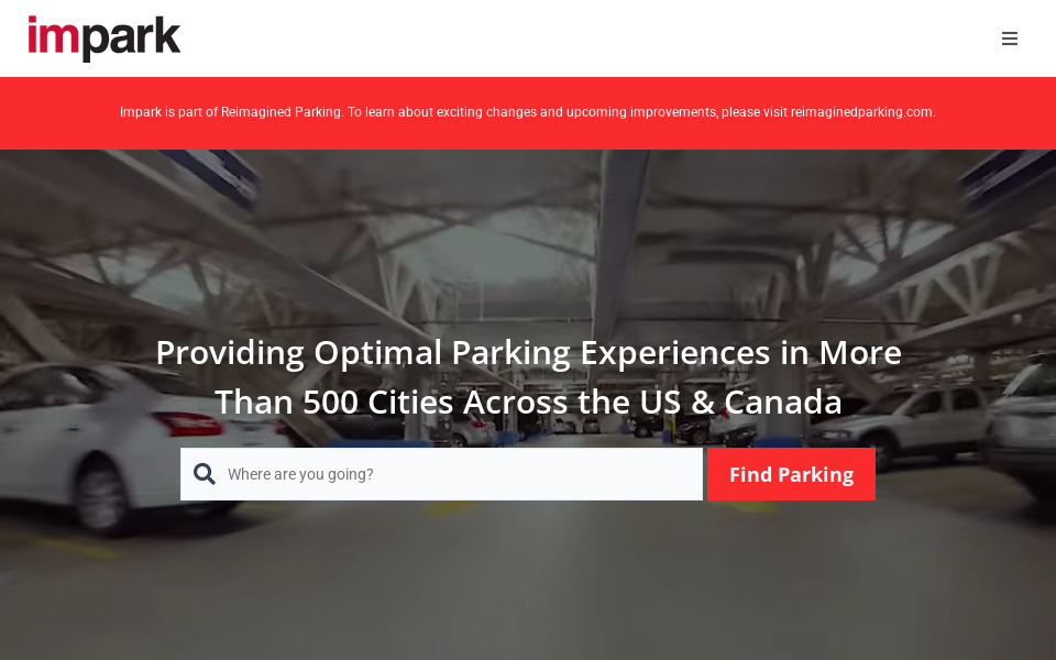 impark.com/ screen capture