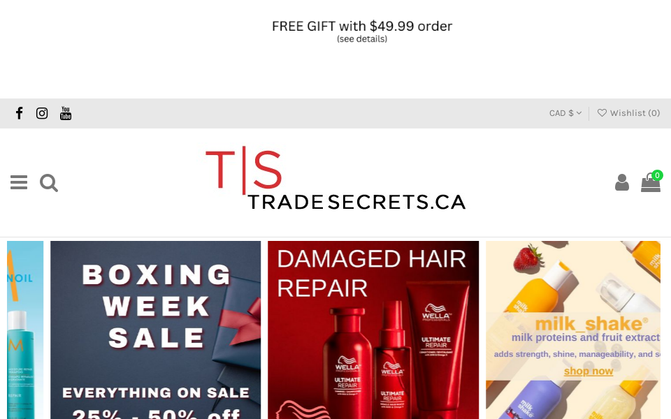 tradesecrets.ca/ screen capture