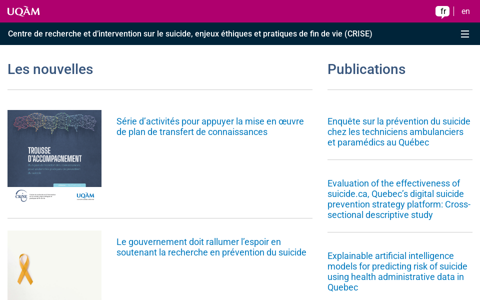 crise.ca screen capture