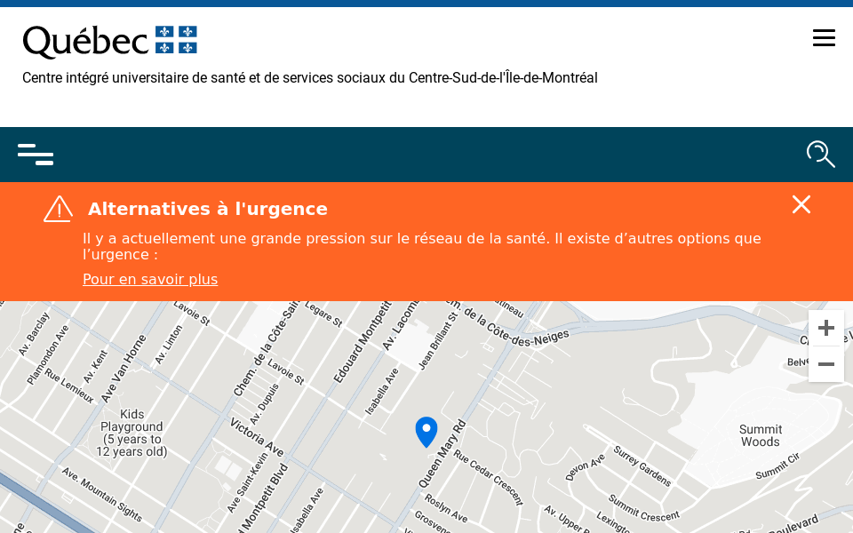 ciusss-centresudmtl.gouv.qc.ca/etablissement/institut-universitaire-de-geriatrie-de-montreal-iugm screen capture