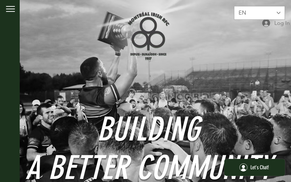 www.montrealirish.com/ screen capture