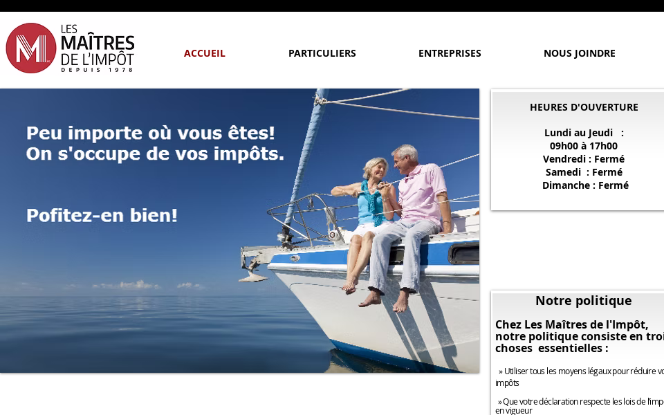 www.maitresimpot.com/ screen capture