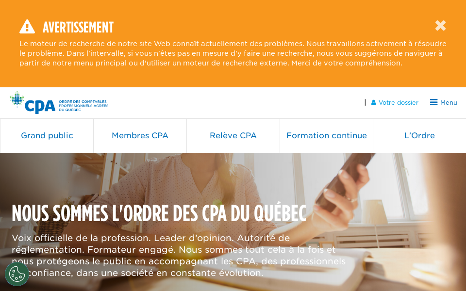 cpaquebec.ca/ screen capture