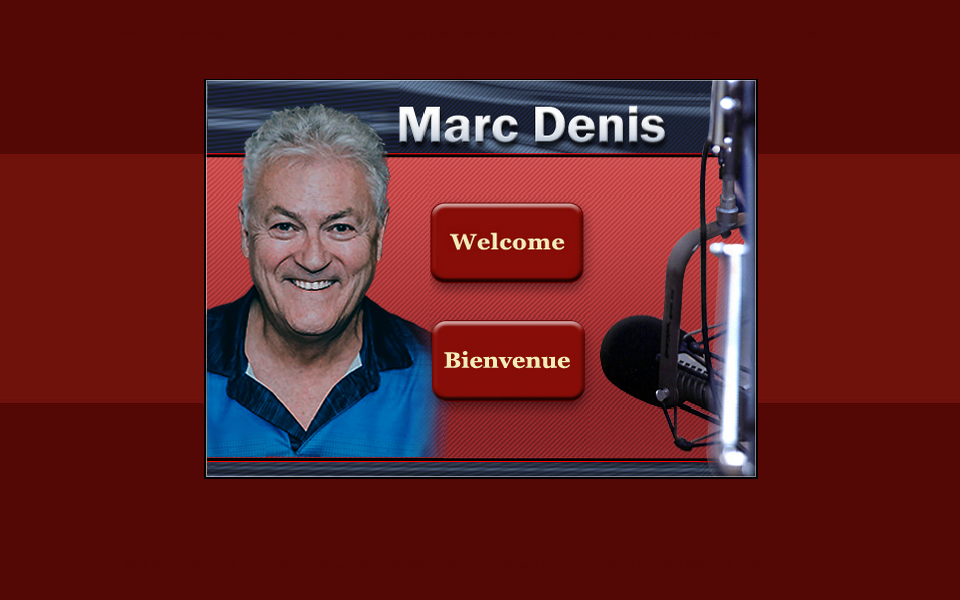 www.marcdenis.com/ screen capture