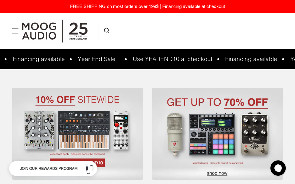 moogaudio.com/ screen capture