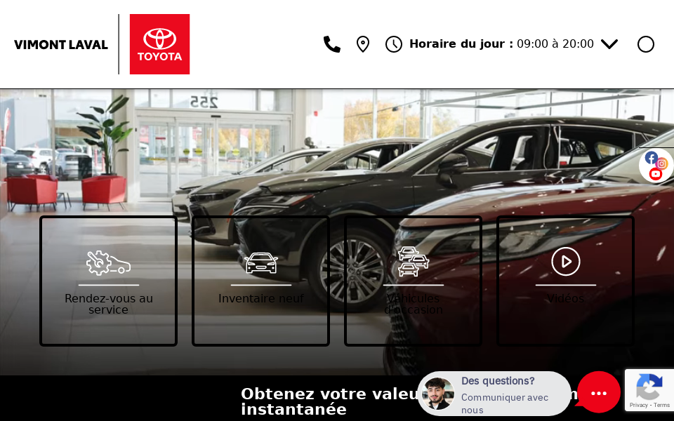 www.vimonttoyotalaval.com screen capture