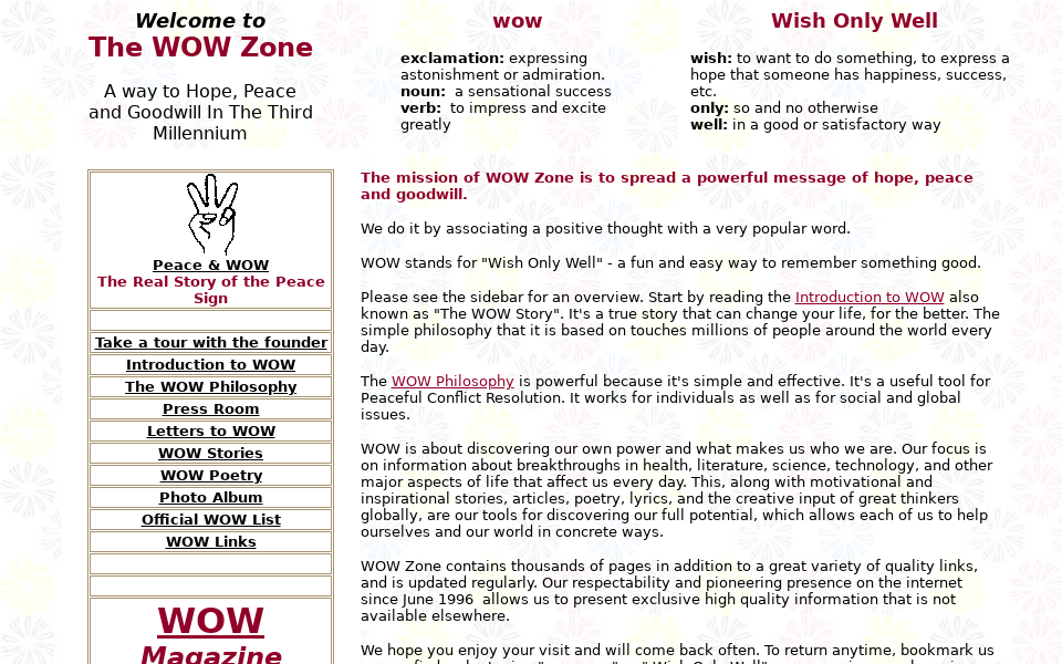 www.wowzone.com/ screen capture
