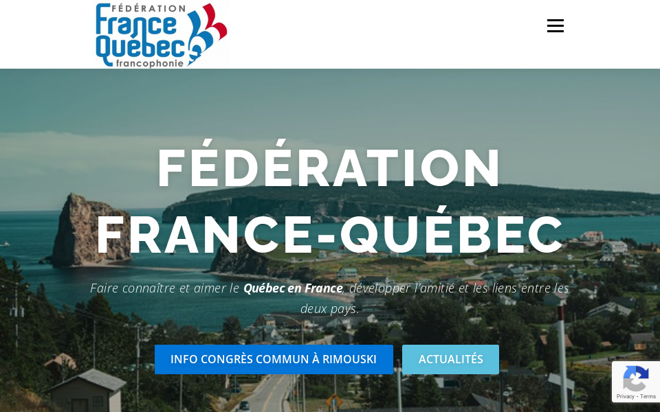 francequebec.fr/ screen capture