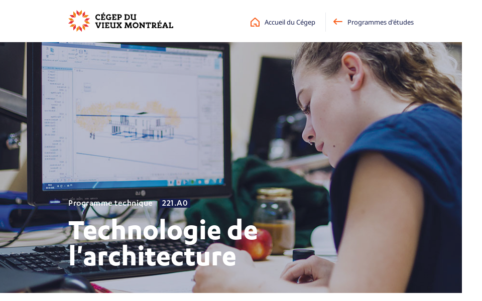 www.cvm.qc.ca/programme/technologie-architecture/ screen capture