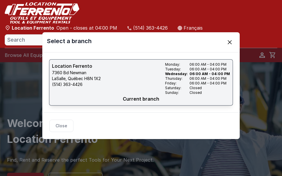 ferrento.com/ screen capture