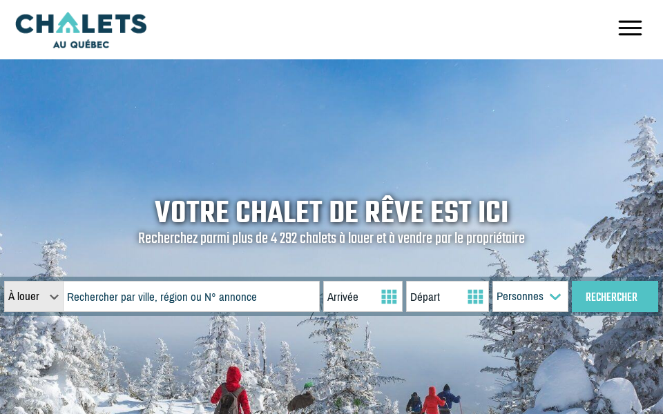 www.chaletsauquebec.com/ screen capture