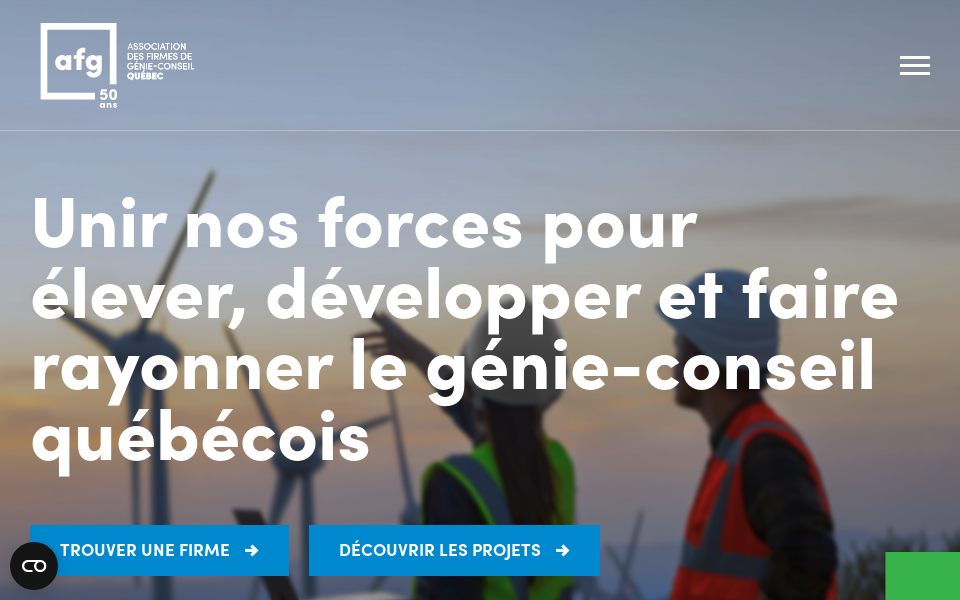 afg.quebec/ screen capture