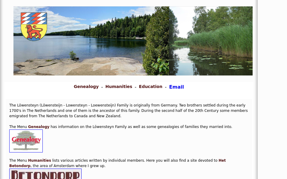 lowensteyn.com/ screen capture