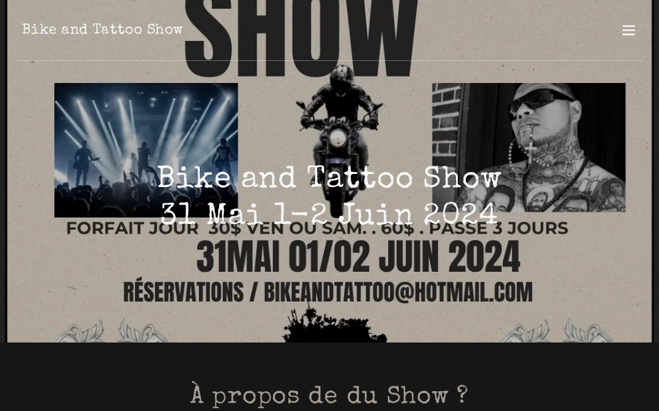 bikeandtattooshow.com/ screen capture