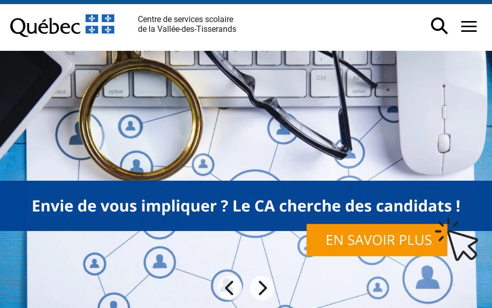 cssvt.gouv.qc.ca/ screen capture