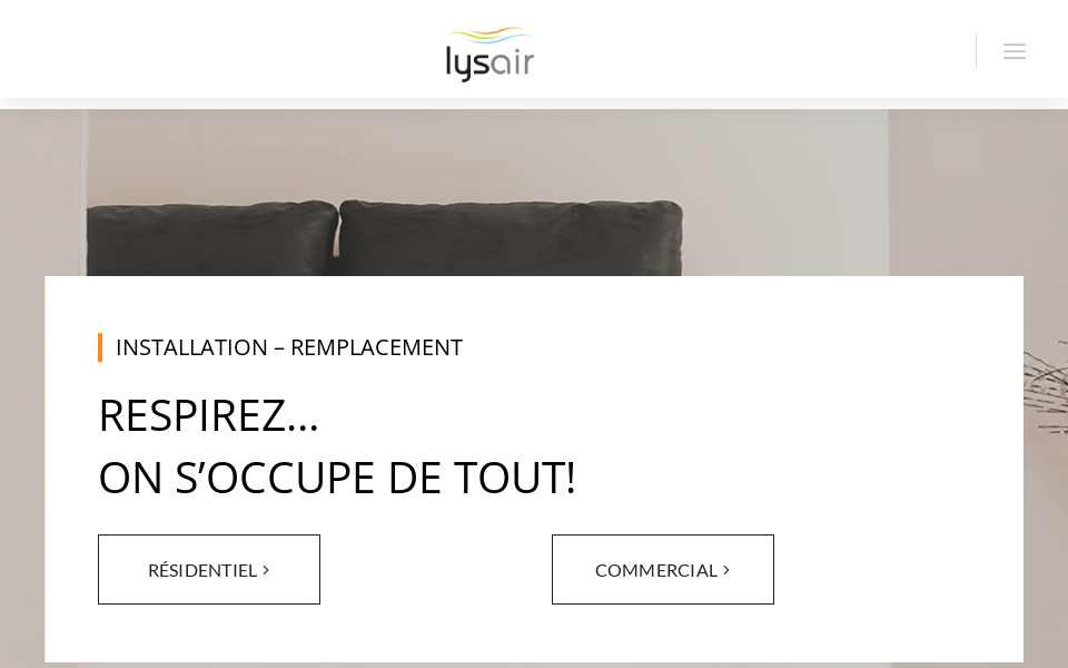 lysair.ca/ screen capture