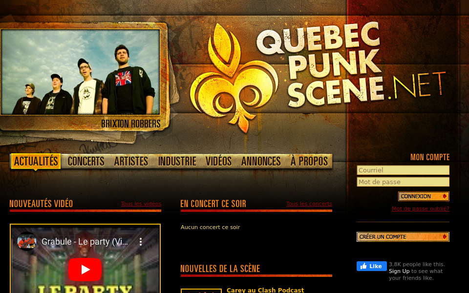 www.quebecpunkscene.net/ screen capture