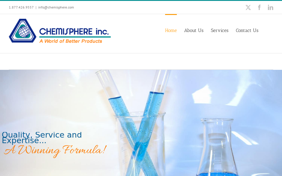 www.chemisphere.com/ screen capture