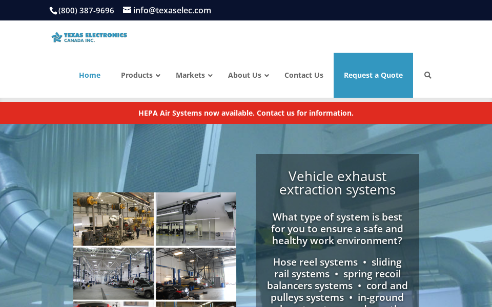 texaselec.com/ screen capture