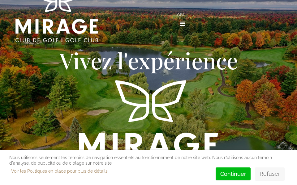 www.golfmirage.ca/ screen capture