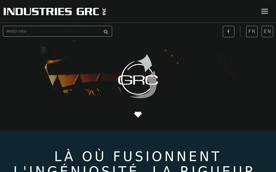 www.industriesgrc.com/ screen capture