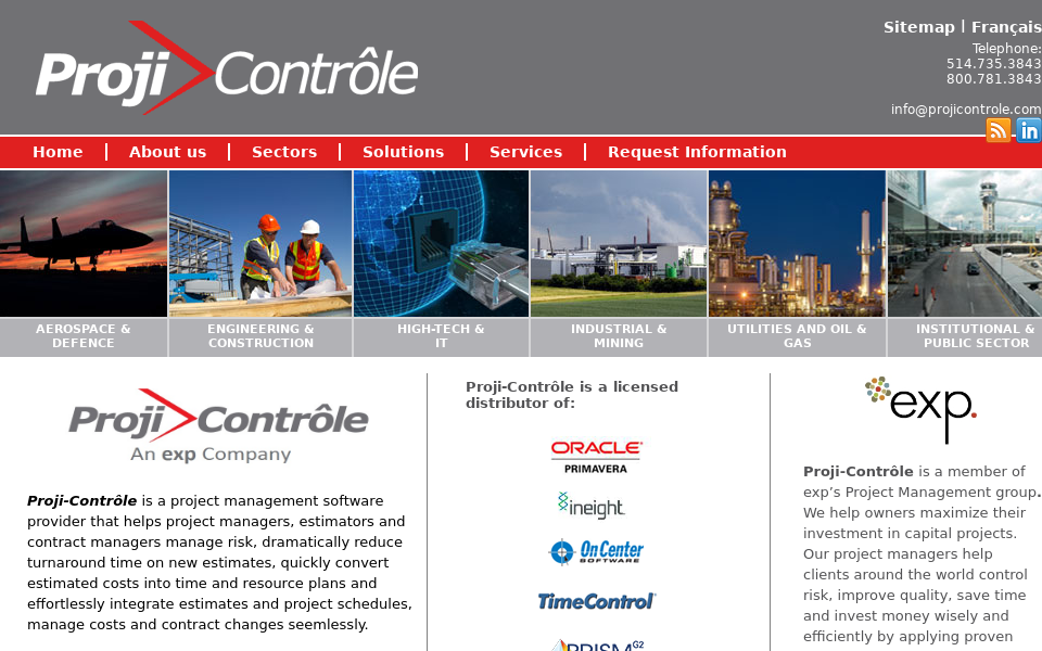 www.projicontrole.com/ screen capture