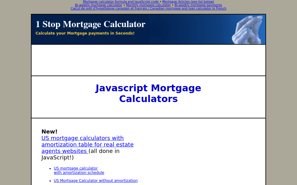 www.1stop-mortgagecalculator.com/ screen capture