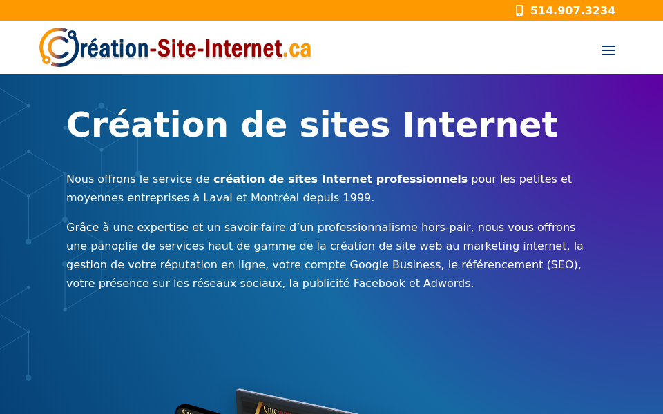 www.creation-site-internet.ca/ screen capture