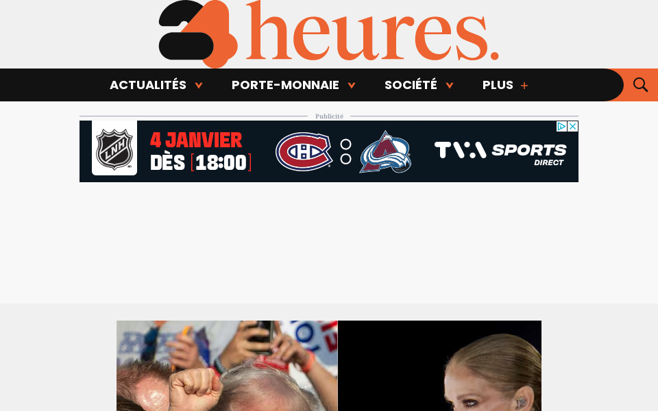 www.24heures.ca/ screen capture