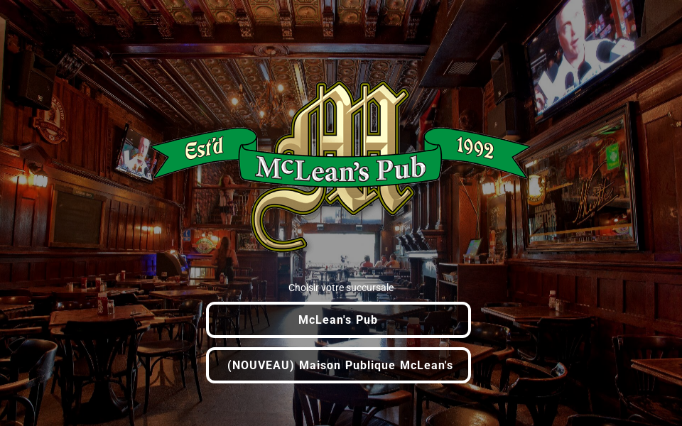 mcleanspub.com/ screen capture