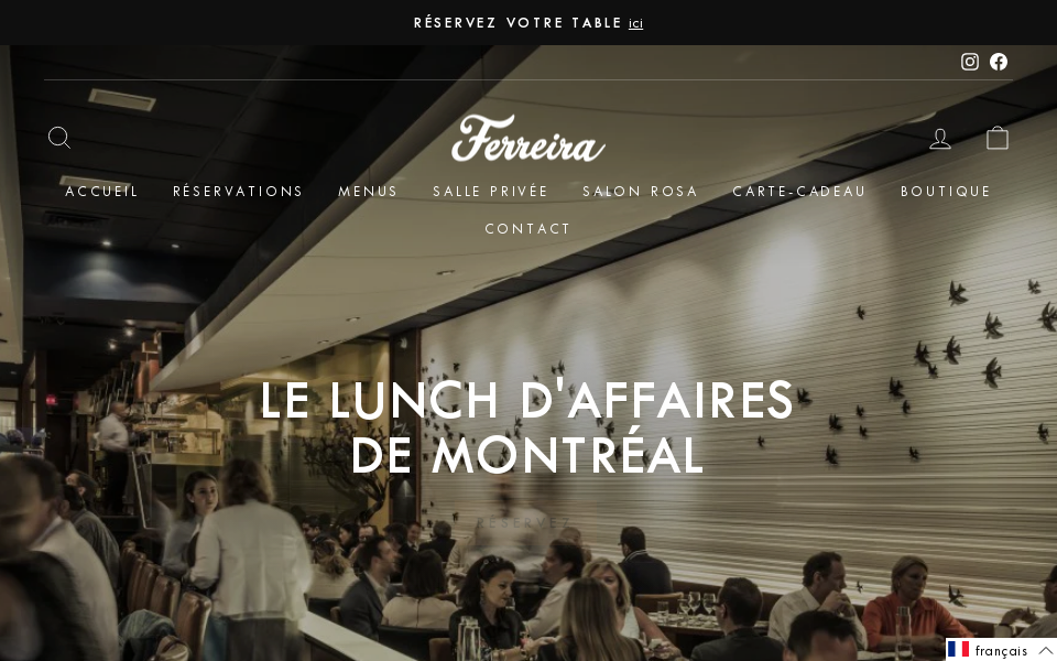 ferreiracafe.com/ screen capture