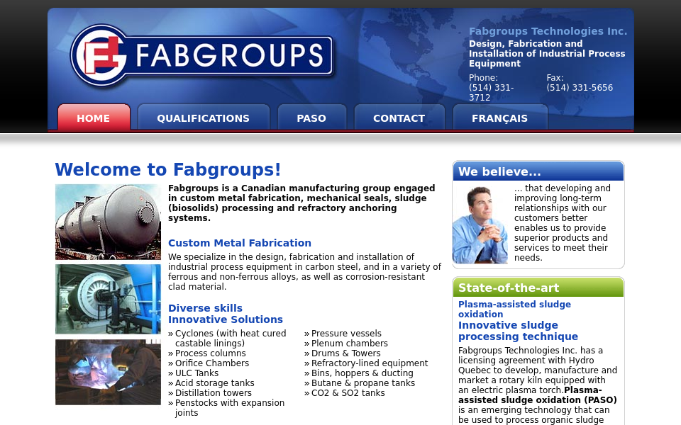 www.fabgroups.com/ screen capture