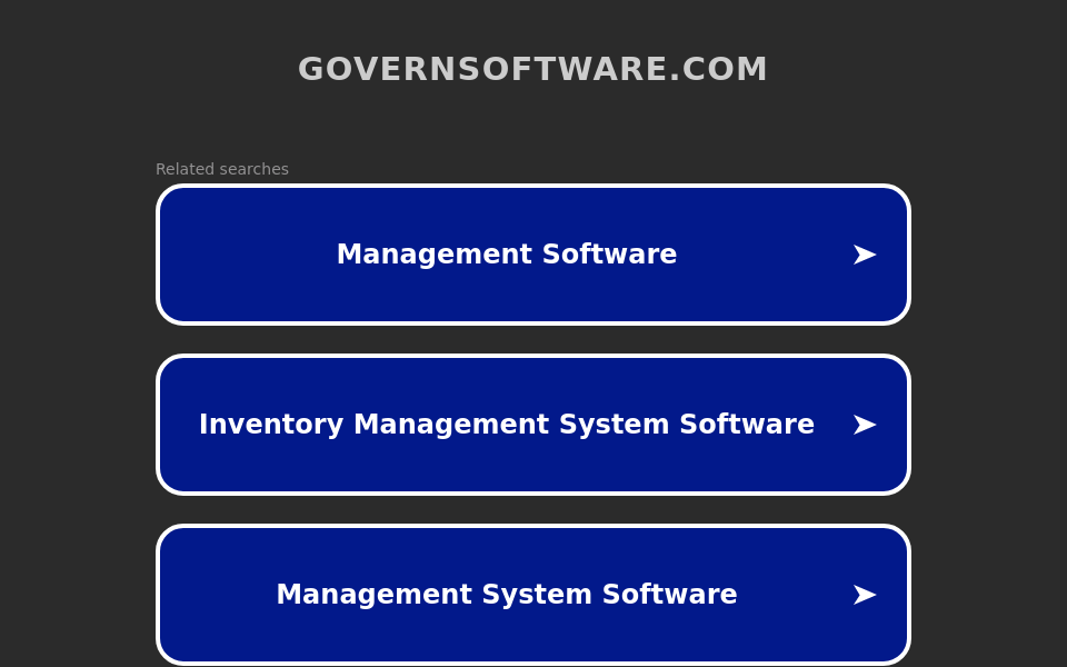 www.governsoftware.com/ screen capture