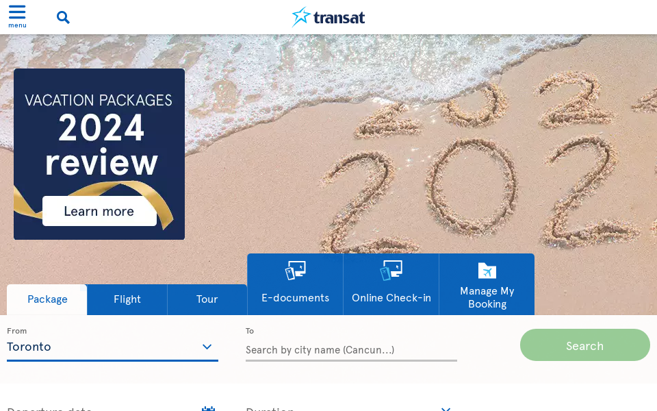 www.transat.com/ screen capture