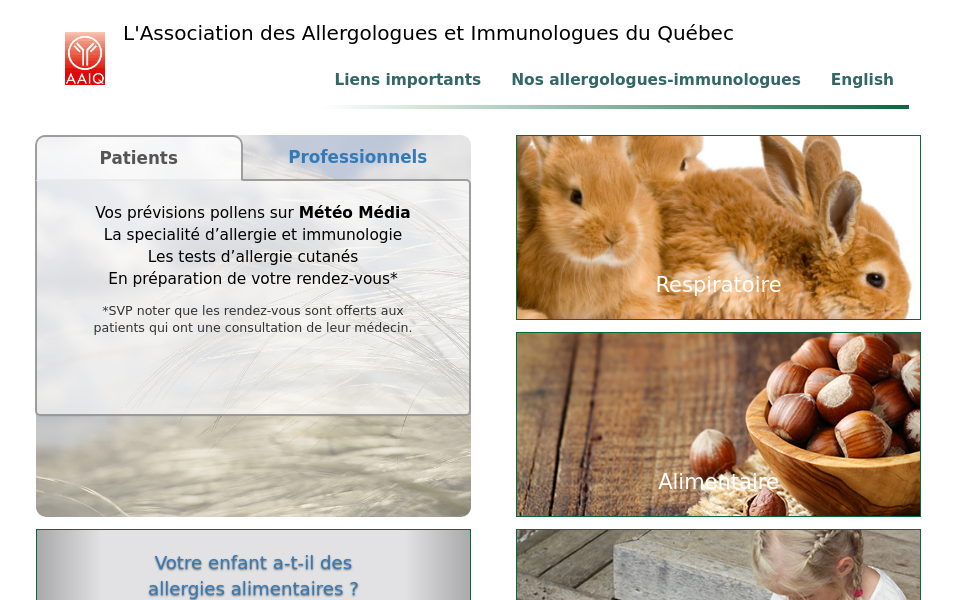 www.allerg.qc.ca/ screen capture