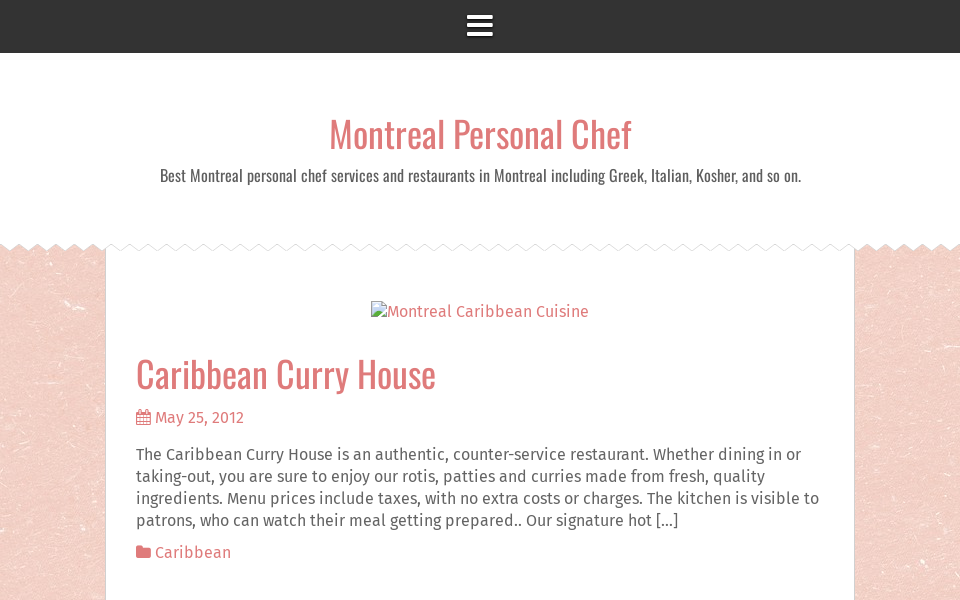 www.montrealpersonalchef.com/ screen capture