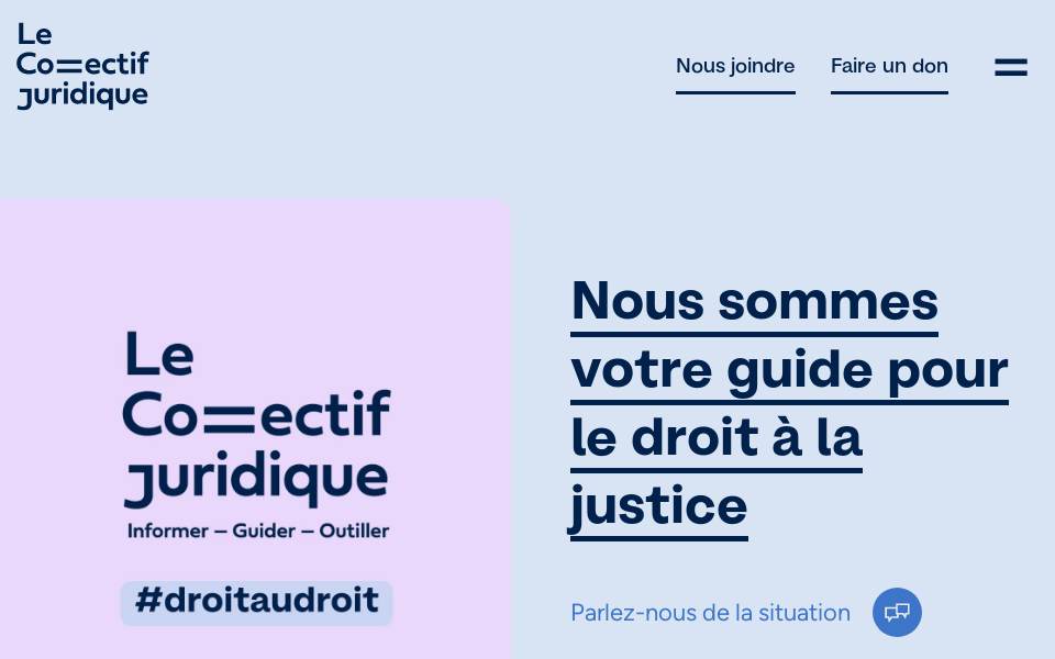 www.justicemontreal.org/ screen capture