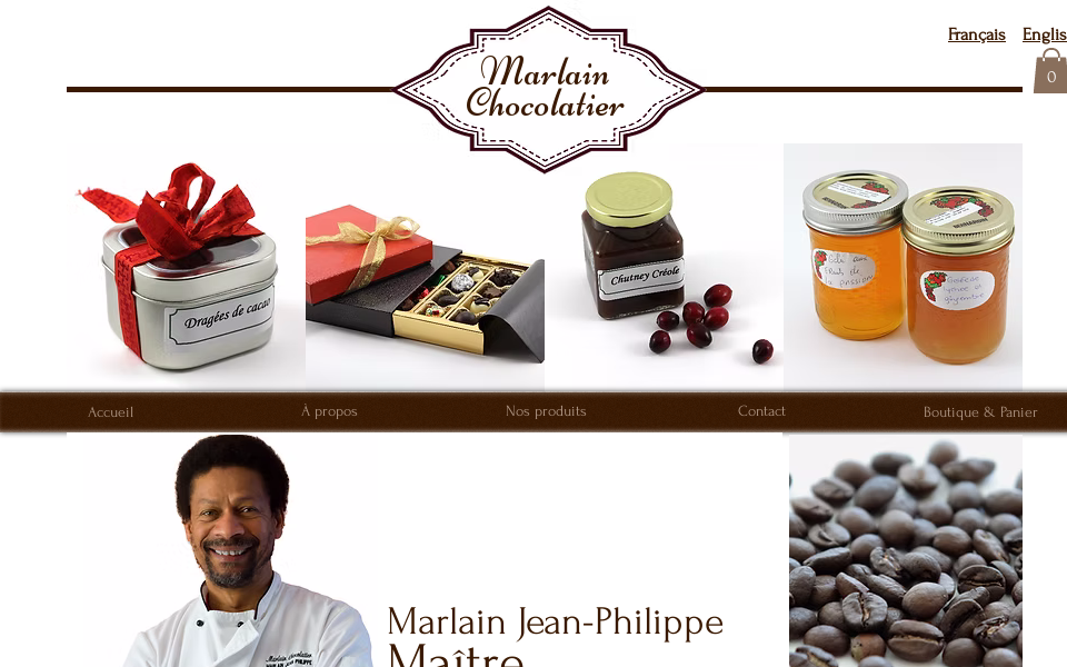 www.marlainchocolatier.ca/ screen capture