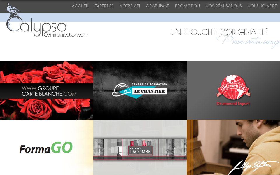 calypsocommunication.com/ screen capture