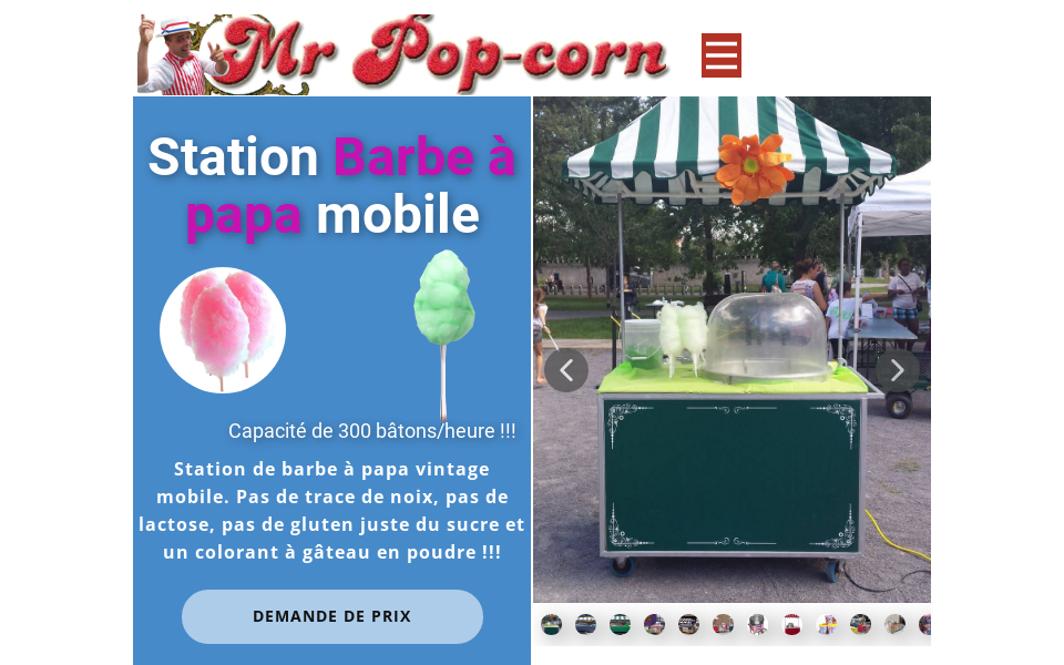 mr.pop-corn.ca/ screen capture