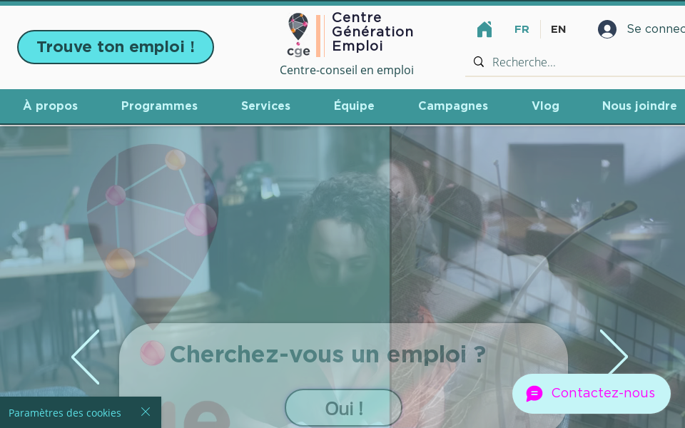 www.generationemploi.org/ screen capture