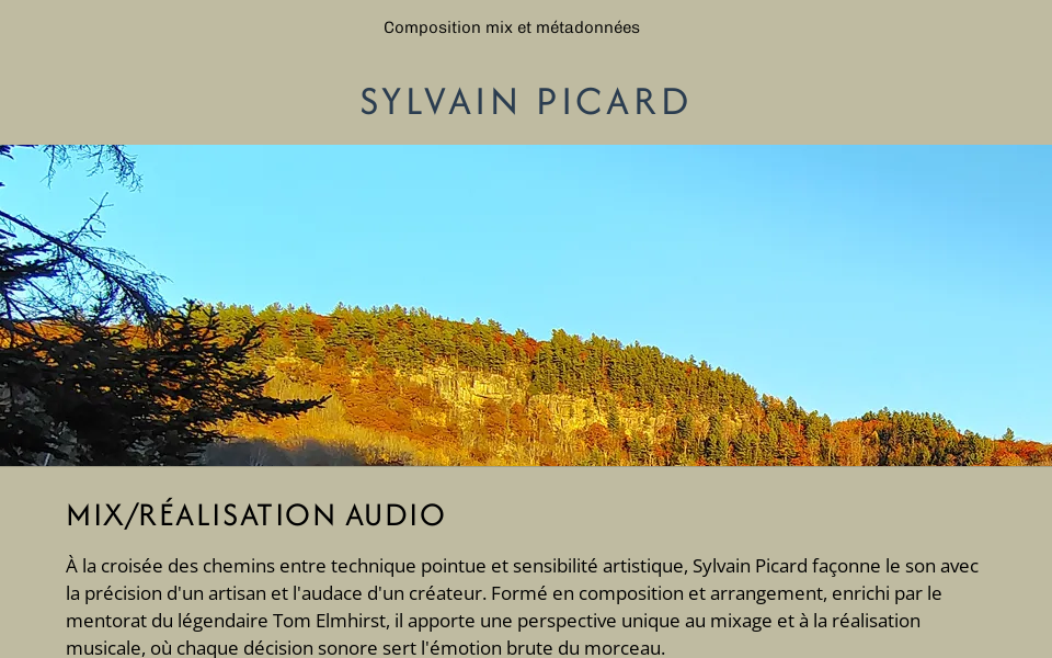 www.sylvainpicard.com/ screen capture