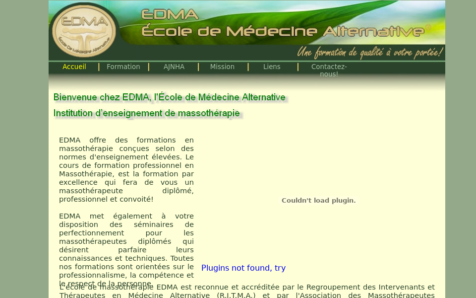 edma.ca screen capture