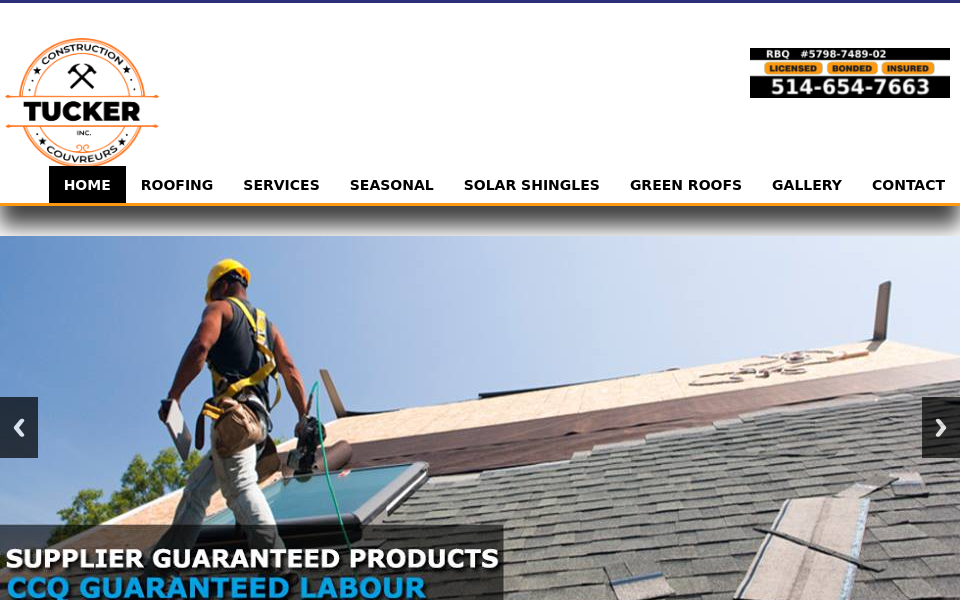 www.montrealroofers.com/ screen capture