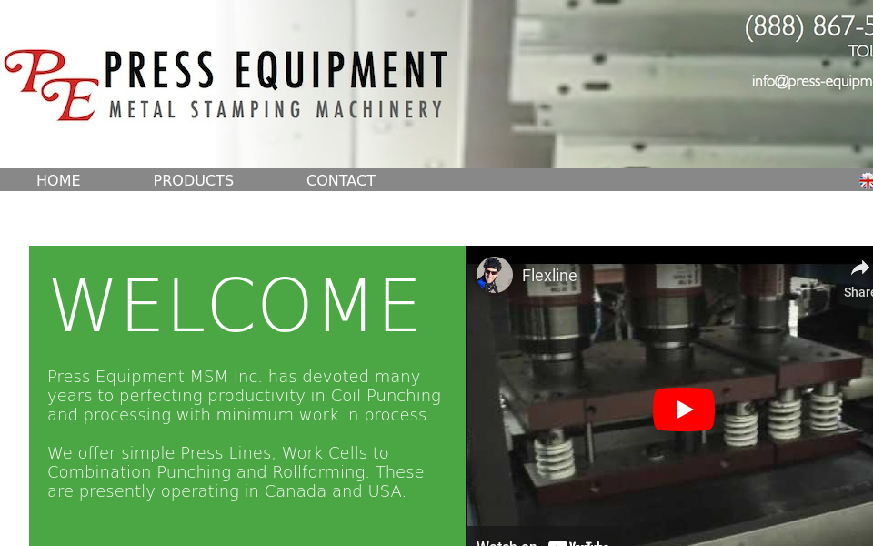 www.press-equipment.com/ screen capture