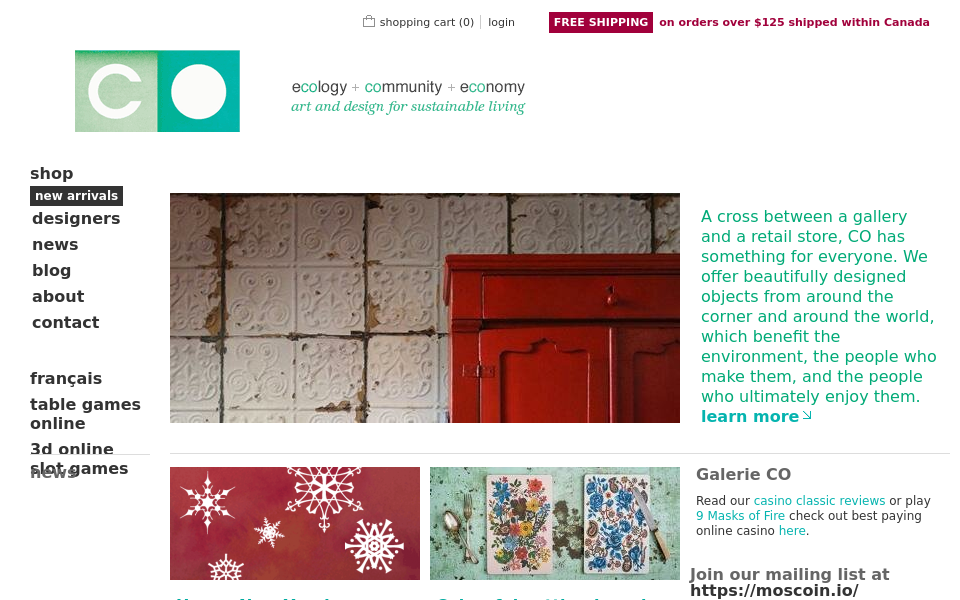 galerie-co.com/ screen capture