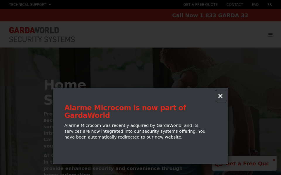 securitysystems.garda.com?origin=alarmemicrocom screen capture