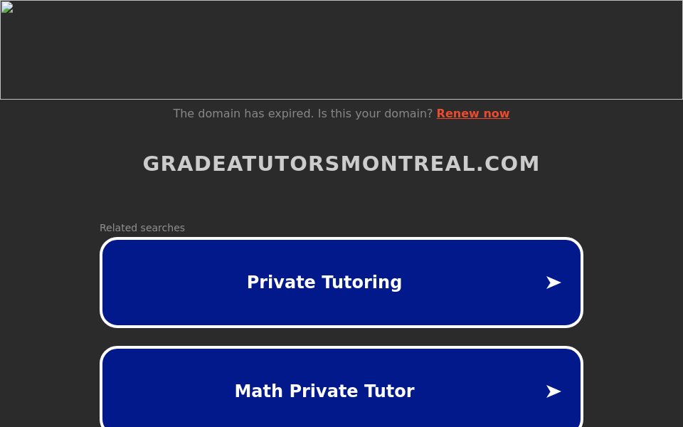gradeatutorsmontreal.com/ screen capture